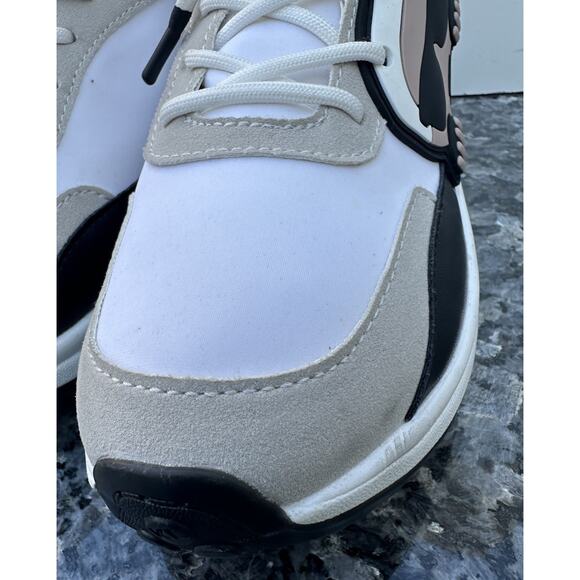 KARL LAGERFELD PARIS Coty Choupette Logo Sneakers Size 7 White Cat Patches - Picture 3 of 13